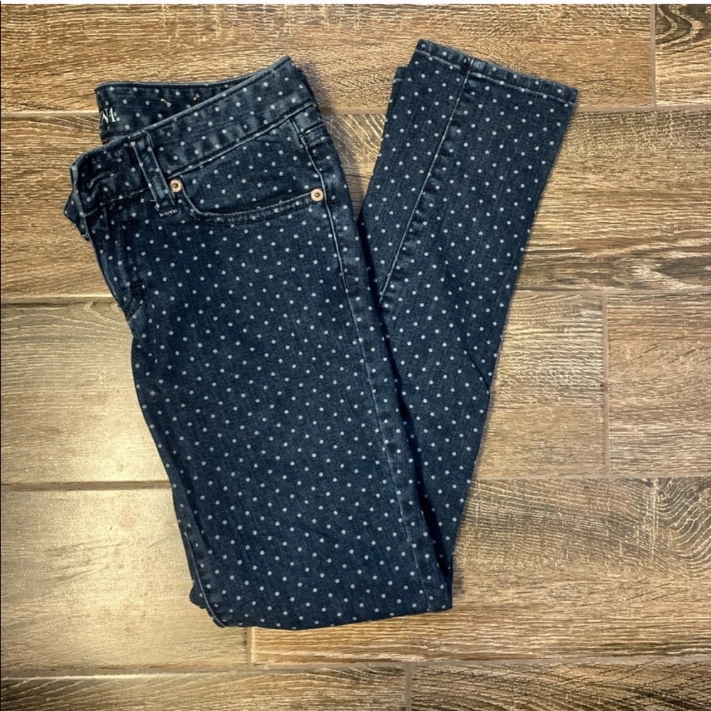 Women’s Polka Dot Skinny Jeans